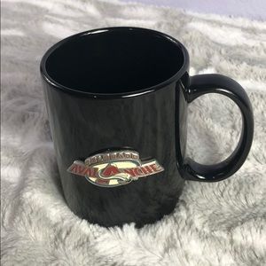 Colorado avalanche black logo mug